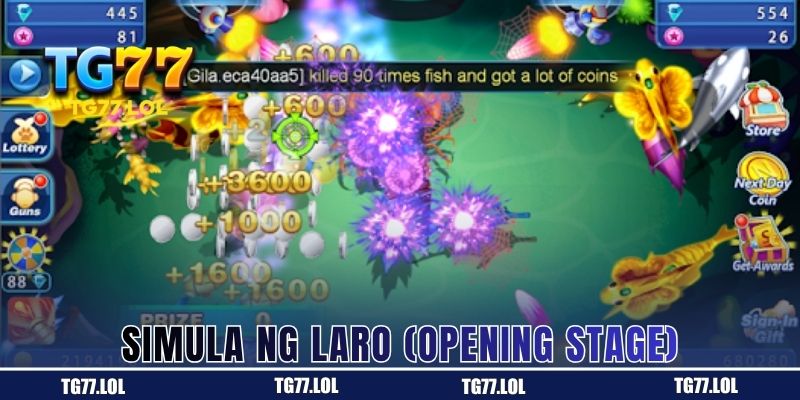 Pagsisimula ng Round sa Fish Game 3D
