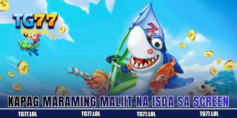 Sitwasyon Kapag Dumagsa ang Maliliit na Isda sa Screen